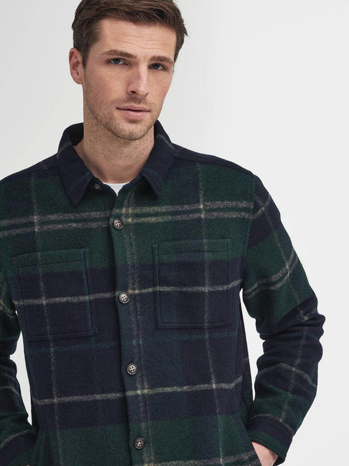 Barbour overshirt ruit greenloch tartan | Regular-fit