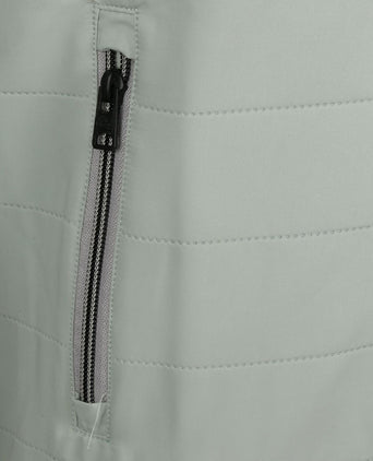 Zip vest groen