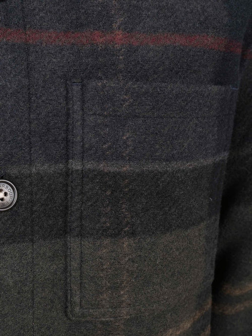 Overshirt woodlane brushed tartan groen