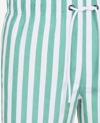 Zwembroek big stripe groen