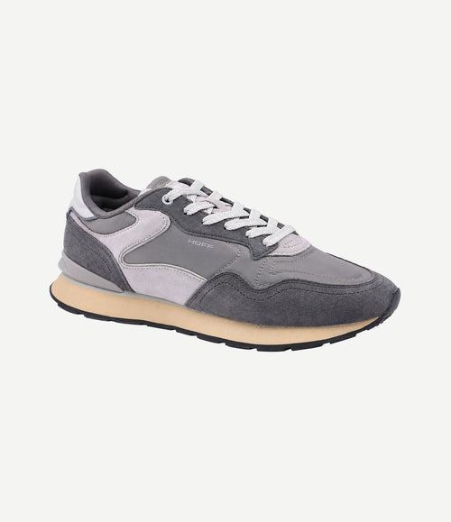 Sneaker city retro suede antracite