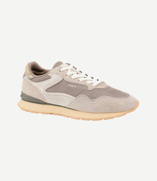 Sneaker city retro suede khaki