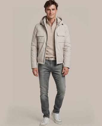 Raindrop jas greige