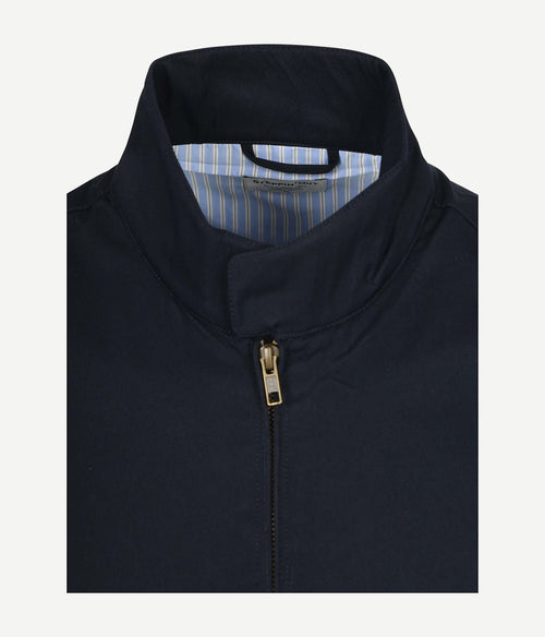 Turbo twill jacket donkerblauw