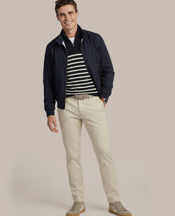 Turbo twill jacket donkerblauw