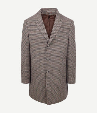 Coat wol pepita beige camel Coat wol pepita beige camel