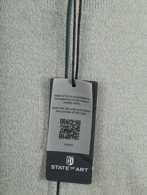 Vest melange lichtgroen