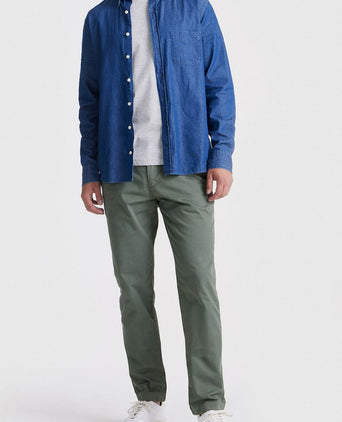 The tommy denim overhemd chambray blauw