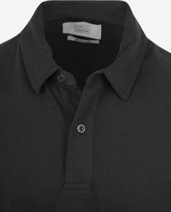 The James poloshirt zwart