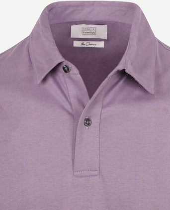 The James poloshirt paars