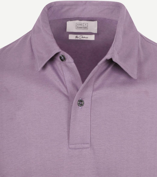 The James poloshirt paars