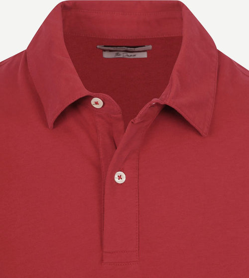 The James poloshirt rood