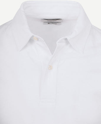 The James poloshirt wit