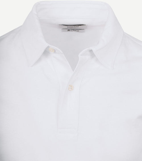 The James poloshirt wit