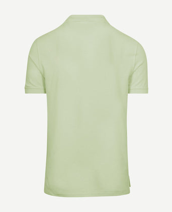 The rene poloshirt sage groen