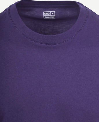 The steve t-shirt donkerpaars