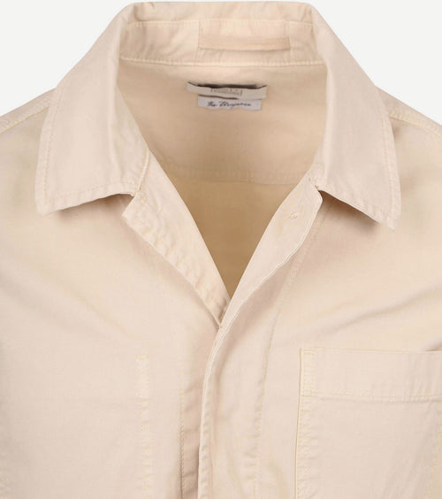 King essentials the Benjamin overshirt ecru | Regular-fit