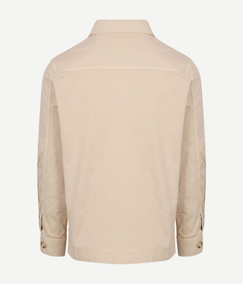 King essentials the Benjamin overshirt ecru | Regular-fit