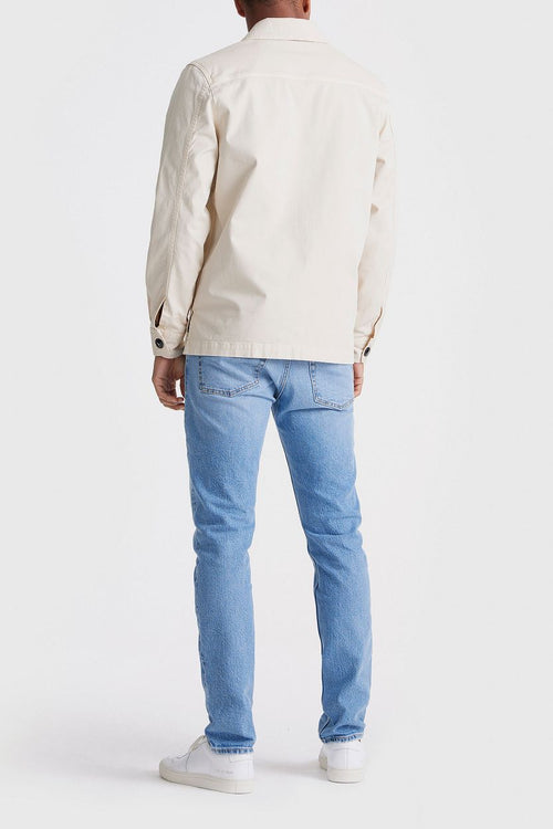 King essentials the Benjamin overshirt ecru | Regular-fit