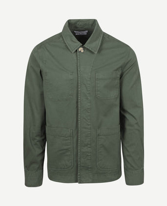 The Benjamin overshirt olijfgroen