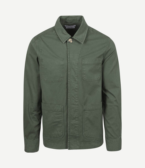 The Benjamin overshirt olijfgroen