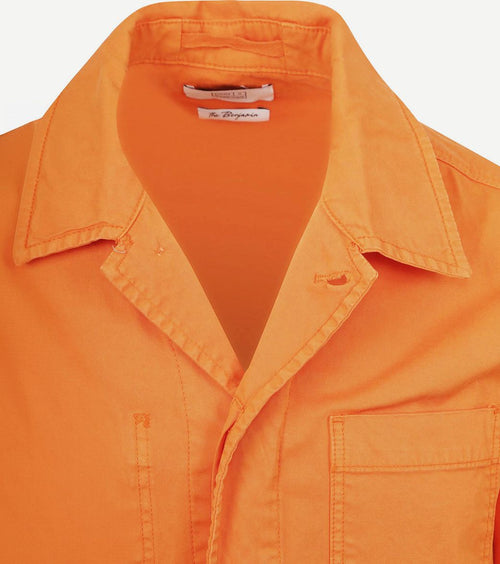 King essentials the Benjamin overshirt oranje | Regular-fit