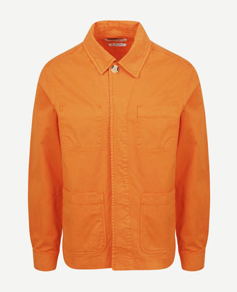 King essentials the Benjamin overshirt oranje | Regular-fit