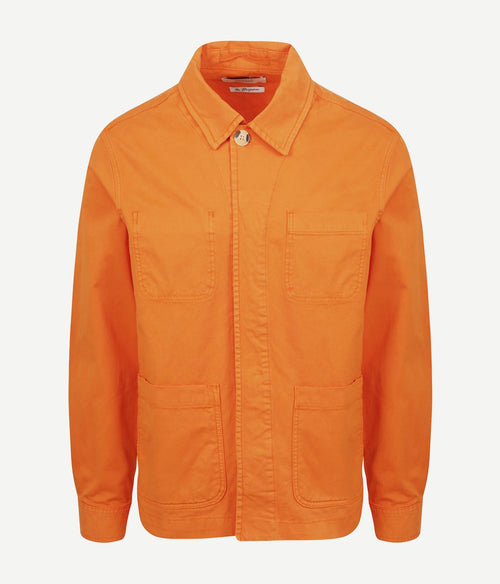 King essentials the Benjamin overshirt oranje | Regular-fit