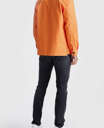 King essentials the Benjamin overshirt oranje | Regular-fit