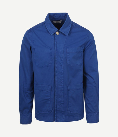 The Benjamin overshirt royal blauw