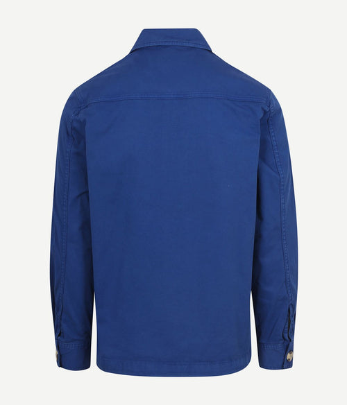 King essentials the Benjamin overshirt royal blauw | Regular-fit