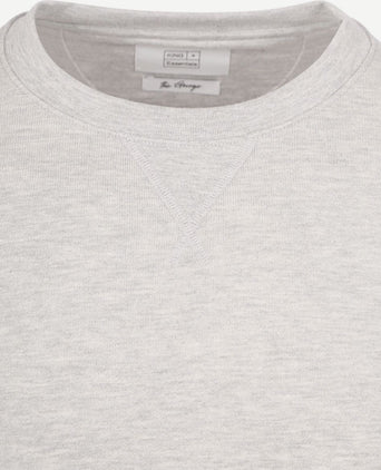 King essentials the george sweater grijs | Regular-fit