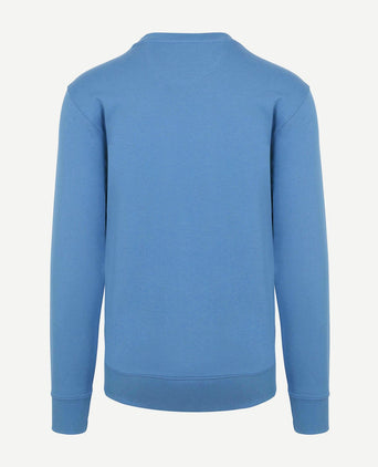 King essentials the george sweater mid blauw | Regular-fit