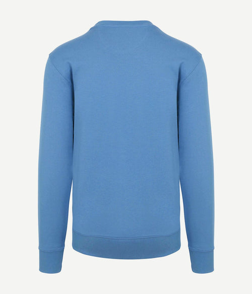 King essentials the george sweater mid blauw | Regular-fit