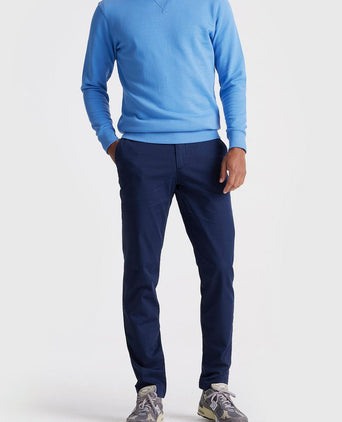 King essentials the george sweater mid blauw | Regular-fit
