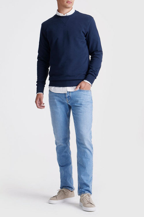 King essentials the george sweater donkerblauw | Regular-fit