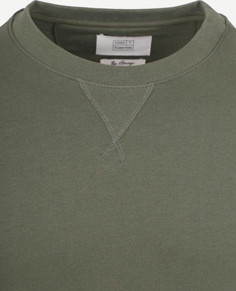 King essentials the george sweater olijfgroen | Regular-fit