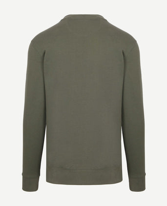 King essentials the george sweater olijfgroen | Regular-fit