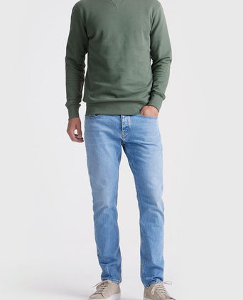 King essentials the george sweater olijfgroen | Regular-fit