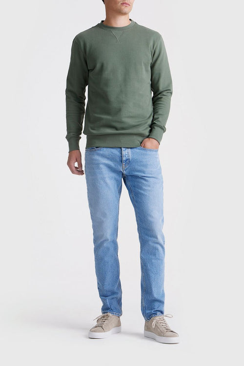King essentials the george sweater olijfgroen | Regular-fit