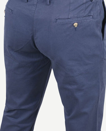 King essentials the harry chino mid blauw | Regular-fit