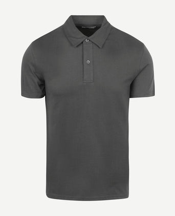 The James poloshirt antraciet