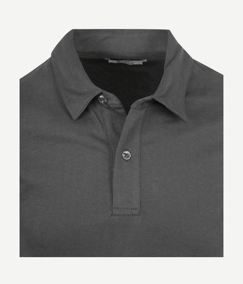 King essentials the James poloshirt antraciet
