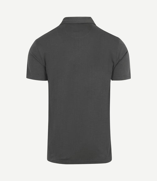 The James poloshirt antraciet