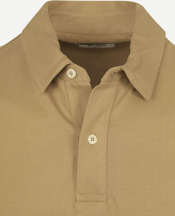 King essentials the James poloshirt beige