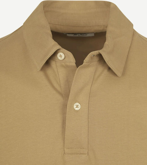 King essentials the James poloshirt beige
