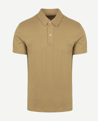 King essentials the James poloshirt beige