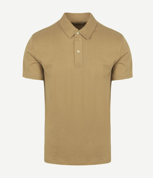 King essentials the James poloshirt beige