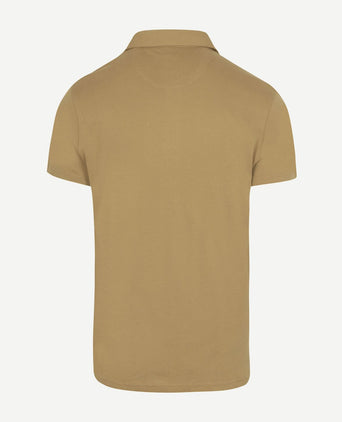 King essentials the James poloshirt beige