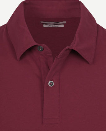 The James poloshirt burgundy